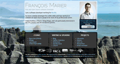 Desktop Screenshot of fmarier.org